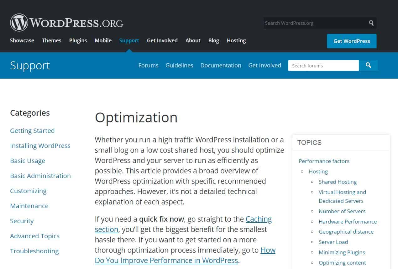WordPress Website documentation