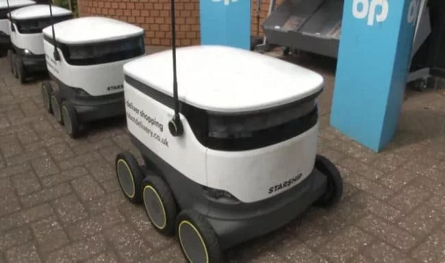 Digital innovation sees robots to deliver groceries