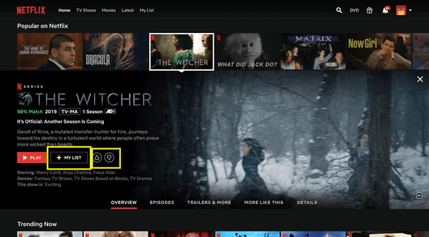 Netflix - personalisation 